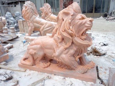 歐式石獅、石雕獅子、麒麟與墾荒牛 經典動物雕塑的藝術與匠心